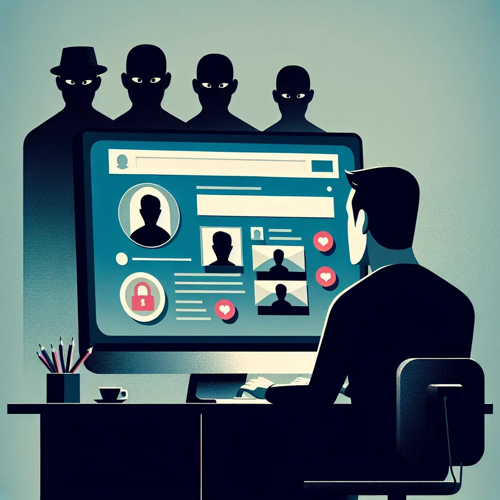 "Pessoa viendo perfiles y stories de Instagram de manera anónima en su dispositivo móvil, ilustrando técnicas para navegar en Instagram sin ser detectado."