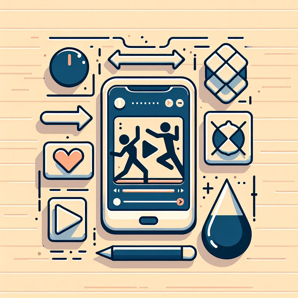 "Baixar Video TikTok Sem Marca D'Água: Tela de um smartphone mostrando o aplicativo TikTok com um vídeo sendo baixado sem marca d'água, representando um guia fácil e completo para usuários."