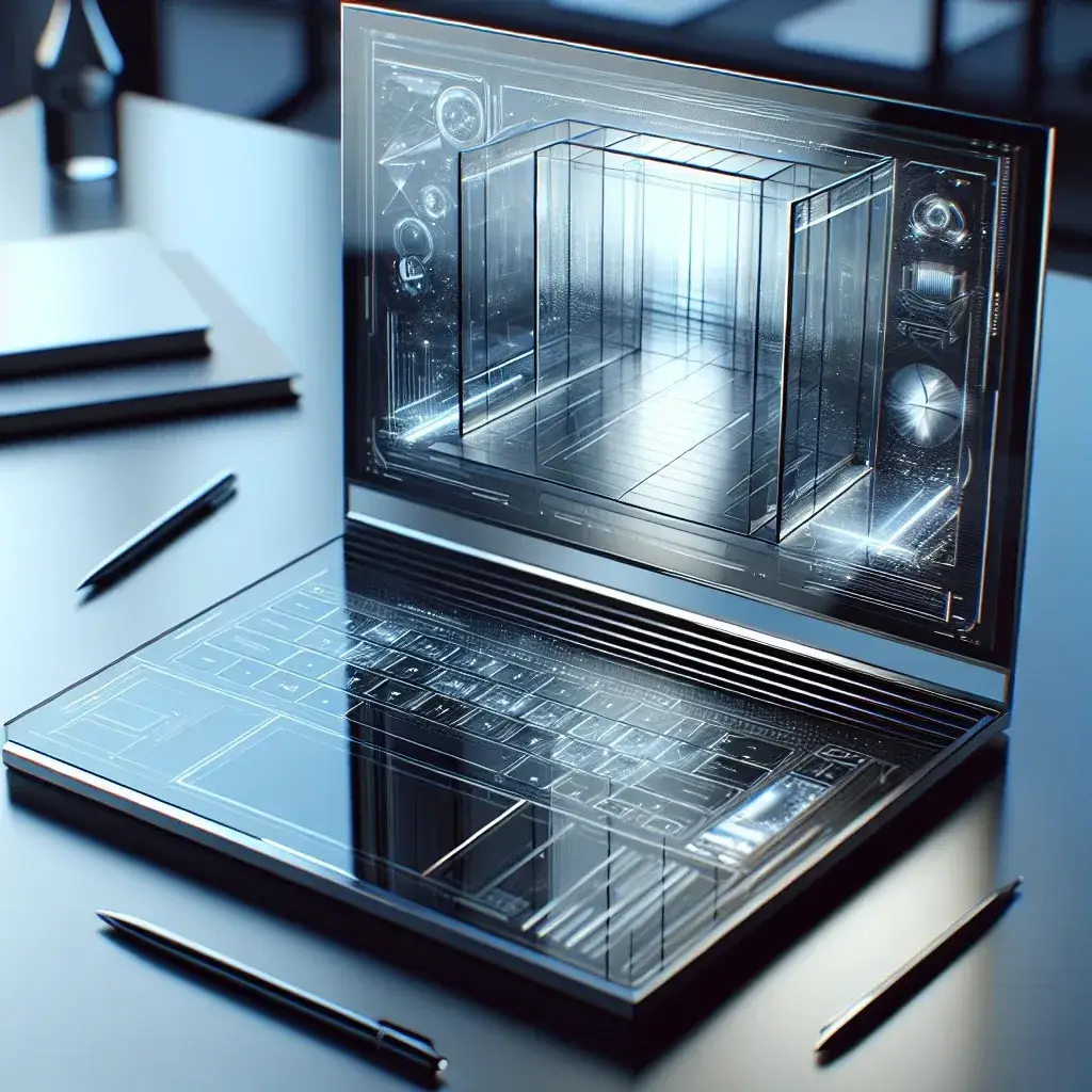 Lenovo mostra conceito de notebook com tela transparente